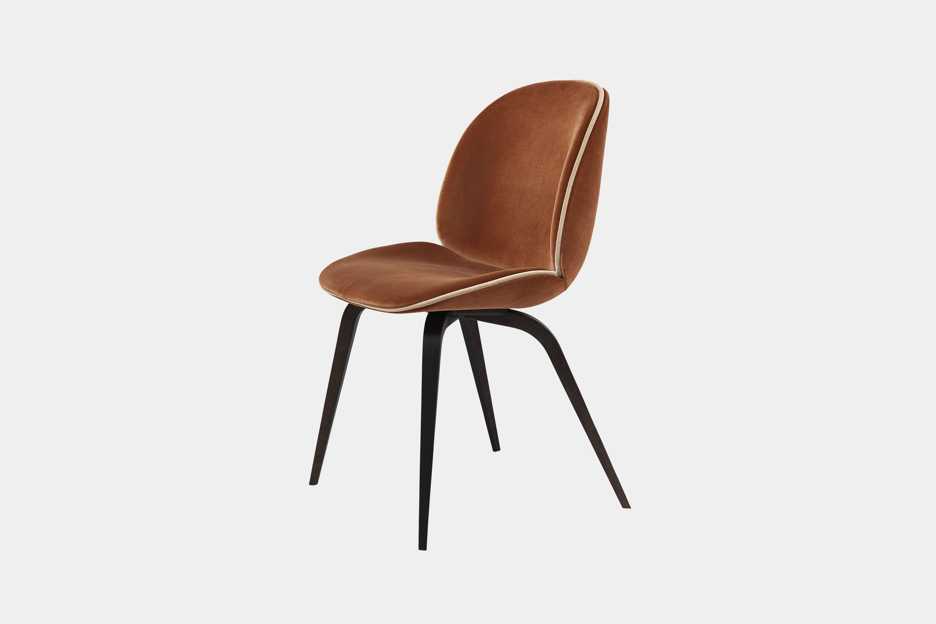 GUBI - Beetle Chair - fully upholstered, wood base — TRISHNA ...